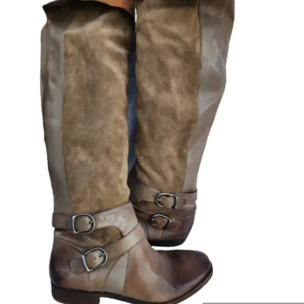 Lucky Brand Over the‎ Knee Neutral Boots 9.5
